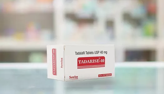 Tadarise 40學名藥含Tadalafil成分,屬於PDE5抑制劑類別藥物,專門用於治療男性勃起功能障礙問題